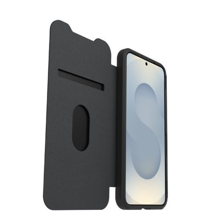 OtterBox React Folio Series for Samsung Galaxy S25, transparent/black