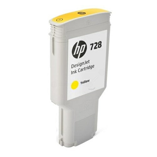 HP F9K15A/728 Ink cartridge yellow 300ml for HP DesignJet T 730/830