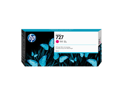 HP F9J77A/727 Ink cartridge magenta 300ml for HP DesignJet T 920/930