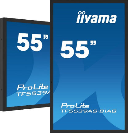 iiyama TF5539AS-B1AG computer monitor 138.7 cm (54.6") 3840 x 2160 pixels 4K Ultra HD LED Touchscreen Black