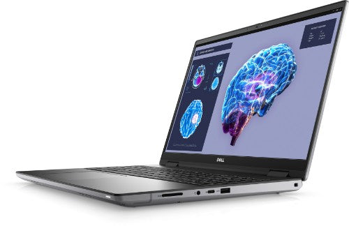 DELL Precision 7680 Intel® Core™ i9 i9-13950HX Mobile workstation 40.6 cm (16") Full HD+ 32 GB DDR5-SDRAM 1 TB SSD NVIDIA RTX 3500 Ada Wi-Fi 6E (802.11ax) Windows 11 Pro UK English Grey