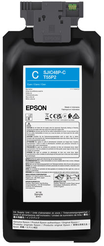 Epson C13T55P240/SJIC-48-P-C Ink cartridge cyan 480ml for Epson ColorWorks C 8000 e BK/MK