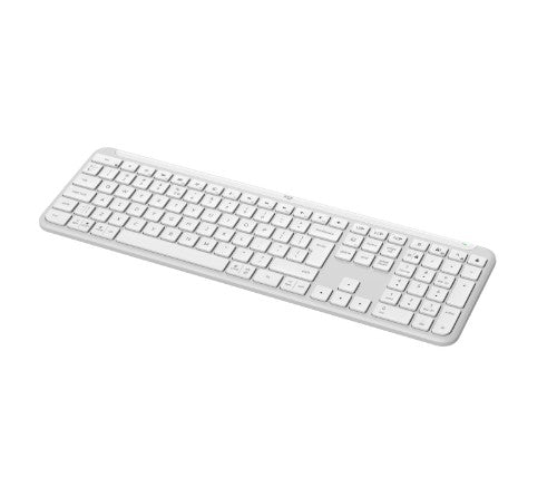 Logitech 920-012466 keyboard Office RF Wireless + Bluetooth QWERTY US International White