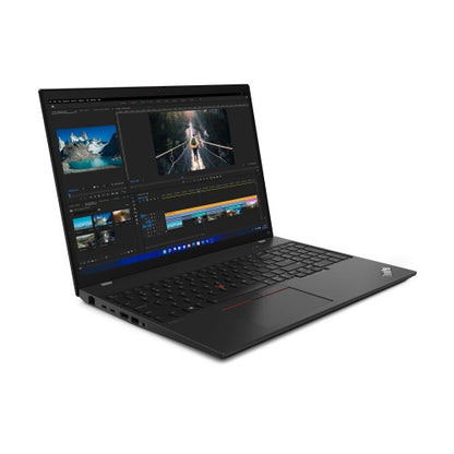 Lenovo ThinkPad T16 Gen 1 (Intel) Intel® Core™ i5 i5-1235U Laptop 40.6 cm (16") WUXGA 16 GB DDR4-SDRAM 256 GB SSD Wi-Fi 6E (802.11ax) Windows 11 Pro English Black