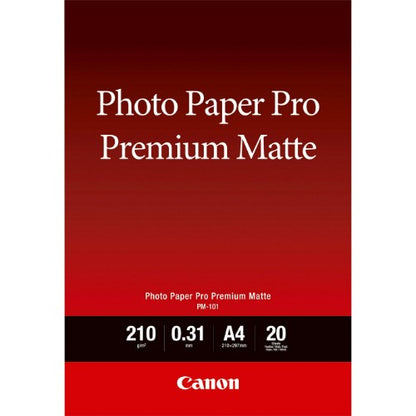 Canon PM-101 Premium Matte Photo Paper A4 - 20 Sheets