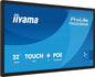 iiyama TW3226AS-B3P Signage Display Interactive flat panel 80 cm (31.5") LED Wi-Fi 500 cd/m² Full HD Black Touchscreen Built-in processor Android 14 24/7