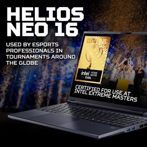 Acer Predator Helios Neo 16 AI PHN16-73 - Intel Core Ultra 7 255HX, 16GB, 1TB SSD, NVIDIA GeForce RTX 5070, 16"WQXGA, Windows 11 Gaming Laptop
