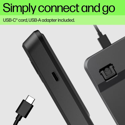 HP 400 Backlit Wired Keyboard