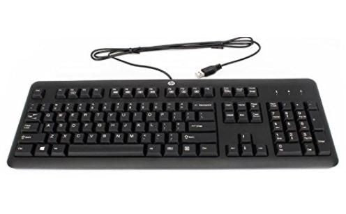 HP 672647-333 keyboard Universal USB Dutch Black