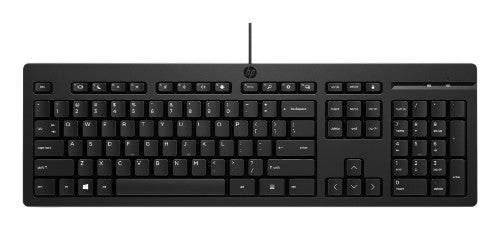 HP KBD 125 WD keyboard USB Black