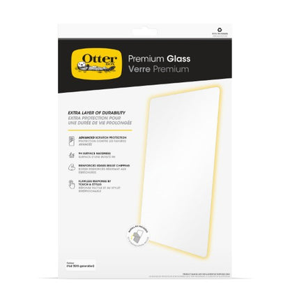 OtterBox Premium Glass Antimicrobial Series for Apple iPad (A16/10th gen), clear - No Retail Packaging