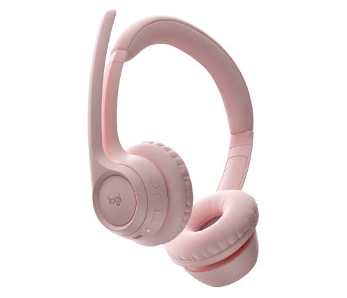 Logitech 981-001412 headphones/headset Wireless Head-band Office/Call center Bluetooth Rose