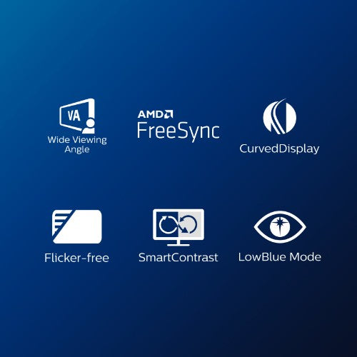 Philips E Line 322E1C/00 computer monitor 80 cm (31.5") 1920 x 1080 pixels Full HD LCD Black