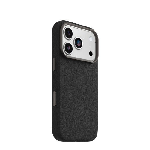 OtterBox Symmetry Cactus Leather Series for Apple iPhone 17 Pro, Noir Ash