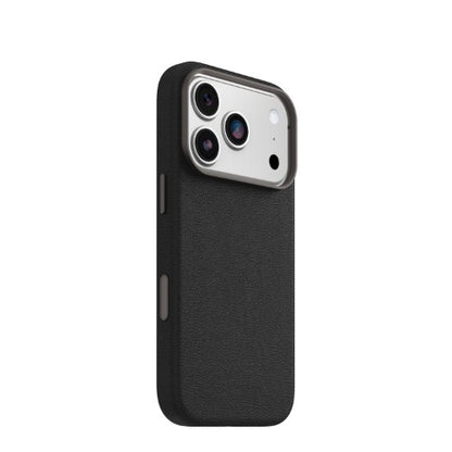 OtterBox Symmetry Cactus Leather Series for Apple iPhone 17 Pro, Noir Ash