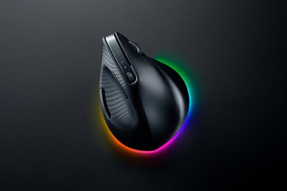 Razer Pro Click V2 Vertical mouse Universal Right-hand RF Wireless + Bluetooth + USB Type-C Optical 30000 DPI