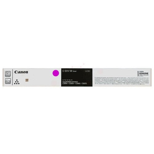 Canon 3765C002/C-EXV58M Toner magenta, 60K pages ISO/IEC 19752 for Canon IR DX C 5800
