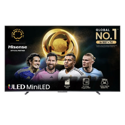 Hisense U7N 100U7NQTUK TV 2.54 m (100") 4K Ultra HD Smart TV Wi-Fi Black, Grey 500 cd/m²