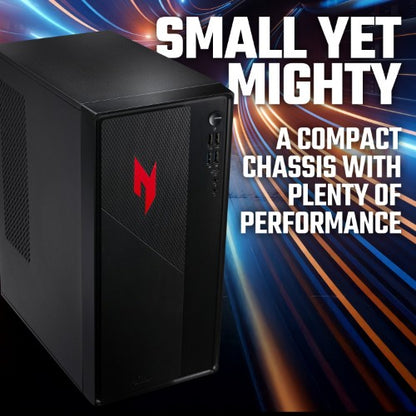 Acer NITRO 20 N20 Gaming Desktop - Intel Core i5-13420H, 16GB, 512GB SSD, NVIDIA GeForce RTX 3050, Windows 11, Black