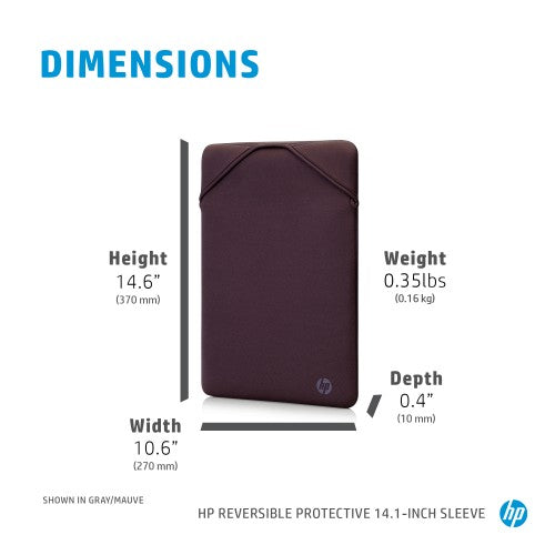 HP Reversible Protective 14.1-inch Geo Laptop Sleeve