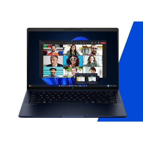 HP EliteBook X G1i Next Gen AI PC Wolf Pro Security Edition Copilot+ PC Intel Core Ultra 7 258V Laptop 35.6 cm (14") Touchscreen WUXGA 32 GB LPDDR5x-SDRAM 512 GB SSD Wi-Fi 7 (802.11be) Windows 11 Pro Blue