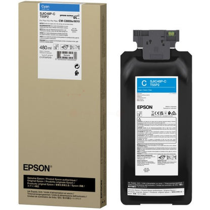 Epson C13T55P240/SJIC-48-P-C Ink cartridge cyan 480ml for Epson ColorWorks C 8000 e BK/MK