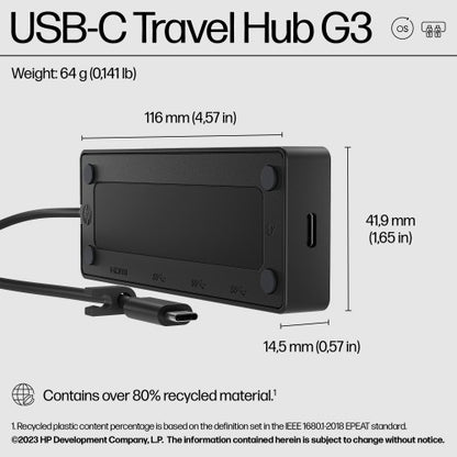 HP USB-C Travel Hub G3
