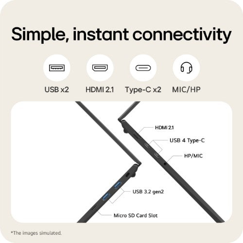 LG Gram 16Z90T-G 16" Hybrid AI Laptop - Intel® Core™ Ultra 7 255H, 1TB SSD, 16 GB RAM - Black - [2025]