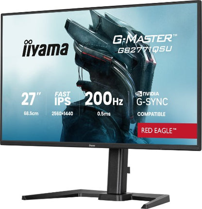 iiyama G-MASTER GB2771QSU-B1 computer monitor 68.6 cm (27") 2560 x 1440 pixels Wide Quad HD Black