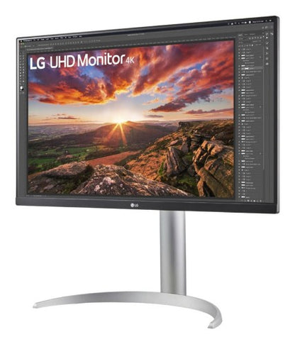 LG 27UP850K-W computer monitor 68.6 cm (27") 3840 x 2160 pixels 4K Ultra HD LED Silver, White