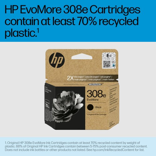 HP 7FP22UE/308E Printhead cartridge black Evomore, 320 pages ISO/IEC 24711 for HP Envy 6100