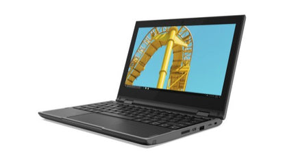 Lenovo 300e Windows 2nd Gen Intel® Celeron® N N4120 Hybrid (2-in-1) 29.5 cm (11.6") Touchscreen HD 4 GB LPDDR4-SDRAM 64 GB eMMC Wi-Fi 5 (802.11ac) Windows 10 Pro Education Black