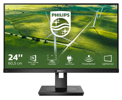 Philips 242B1G/00 computer monitor 60.5 cm (23.8") 1920 x 1080 pixels Full HD LED Black