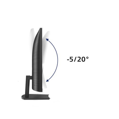 Philips E Line 241E1SCA/00 computer monitor 59.9 cm (23.6") 1920 x 1080 pixels Full HD LCD Black