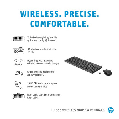 HP 330 Wireless Mouse and Keyboard Combination