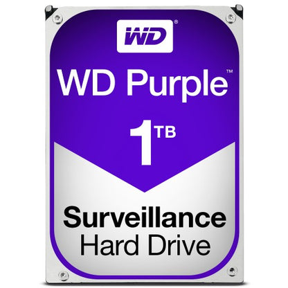 Western Digital Purple internal hard drive 1 TB 5400 RPM 64 MB 3.5" Serial ATA III