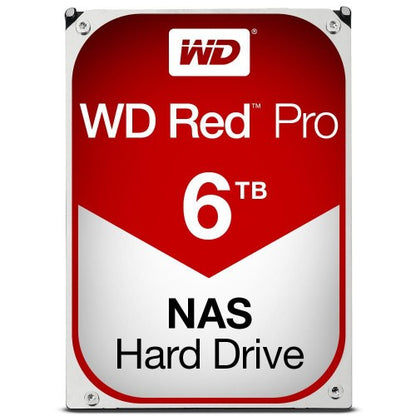 Western Digital Red Pro internal hard drive 6 TB 7200 RPM 128 MB 3.5" Serial ATA III
