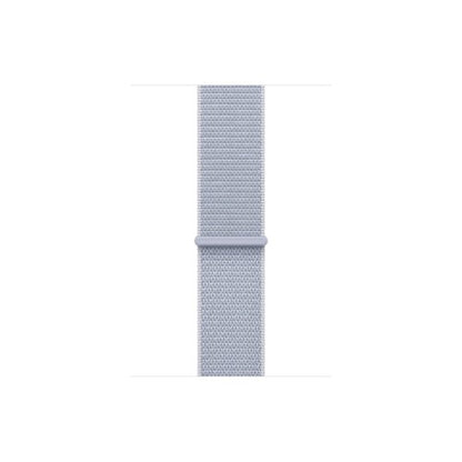 Apple Watch Series 10 GPS + Cellular 46mm Silver Aluminium Case with Blue Cloud Sport Loop