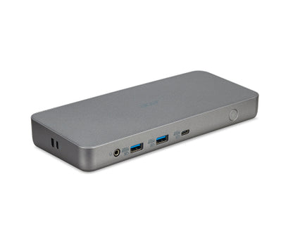 Acer USB Type-C D501 Docking Station with ChromeOS support, Silver - HDMI, DP, Gig-E, USB 3.2 Gen 1 Type-A, USB 3.2 Gen 2 Type-C