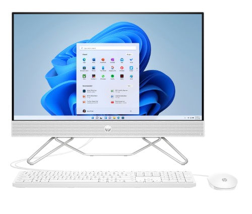 HP 24-cb1040na Intel® Core™ i5 i5-1235U 60.5 cm (23.8") 1920 x 1080 pixels All-in-One PC 8 GB DDR4-SDRAM 512 GB SSD NVIDIA GeForce MX450 Windows 11 Home Wi-Fi 5 (802.11ac) White