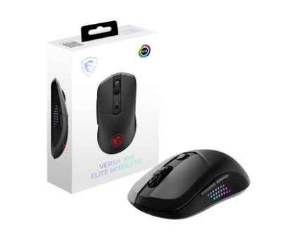 MSI VERSA 300 ELITE WIRELESS mouse Gaming Right-hand RF Wireless + Bluetooth + USB Type-C Optical 26000 DPI