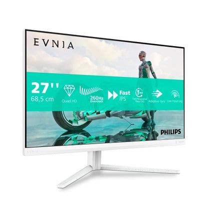 Philips Evnia 27M2N3501PA/00 computer monitor 68.6 cm (27") 2560 x 1440 pixels Quad HD LCD White