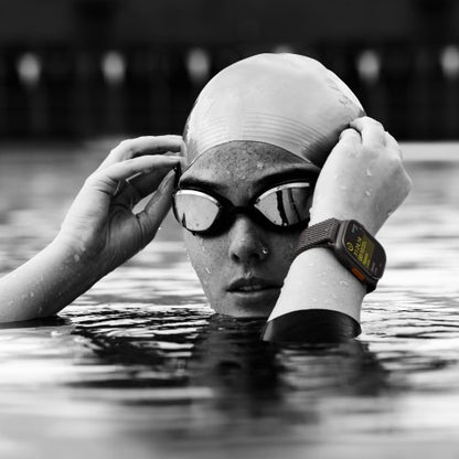 Apple Watch Ultra 2 GPS + Cellular 49mm Black Titanium Case with Dark Green Alpine Loop - Large