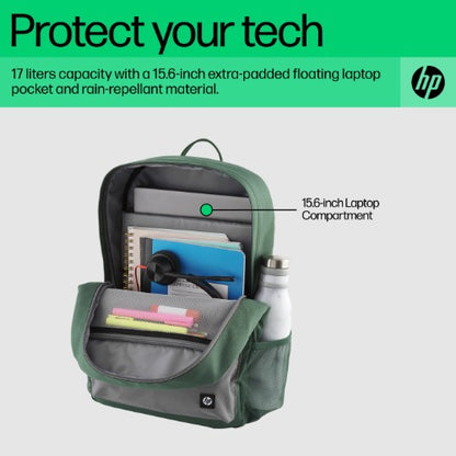 HP Campus Green Backpack