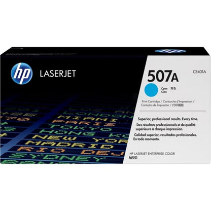 HP CE401A/507A Toner cartridge cyan, 6K pages ISO/IEC 19798 for HP LaserJet EP 500