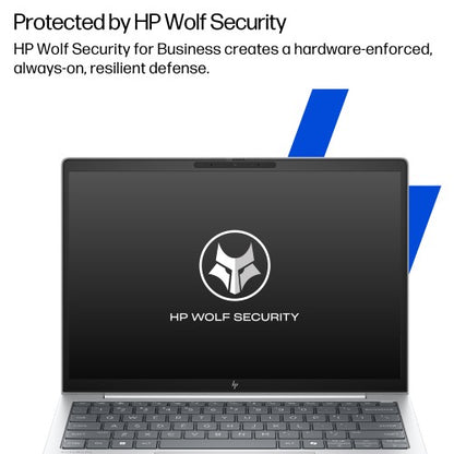 HP EliteBook 8 G1i 14 inch Notebook AI PC Wolf Pro Security Edition Intel Core Ultra 7 255U Laptop 35.6 cm (14") WUXGA 16 GB DDR5-SDRAM 512 GB SSD Wi-Fi 6E (802.11ax) Windows 11 Pro Silver