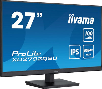 iiyama ProLite computer monitor 68.6 cm (27") 2560 x 1440 pixels Quad HD LED Black