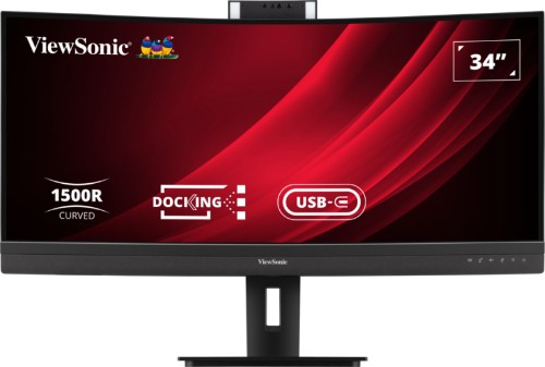 Viewsonic VG3457CV computer monitor 86.4 cm (34") 3440 x 1440 pixels UltraWide Quad HD LED Black