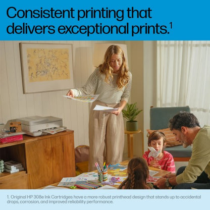 HP 7FP22UE/308E Printhead cartridge black Evomore, 320 pages ISO/IEC 24711 for HP Envy 6100