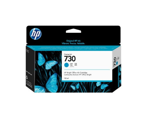 HP P2V62A/730 Ink cartridge cyan 130ml for HP DesignJet T 1600/1700/940
